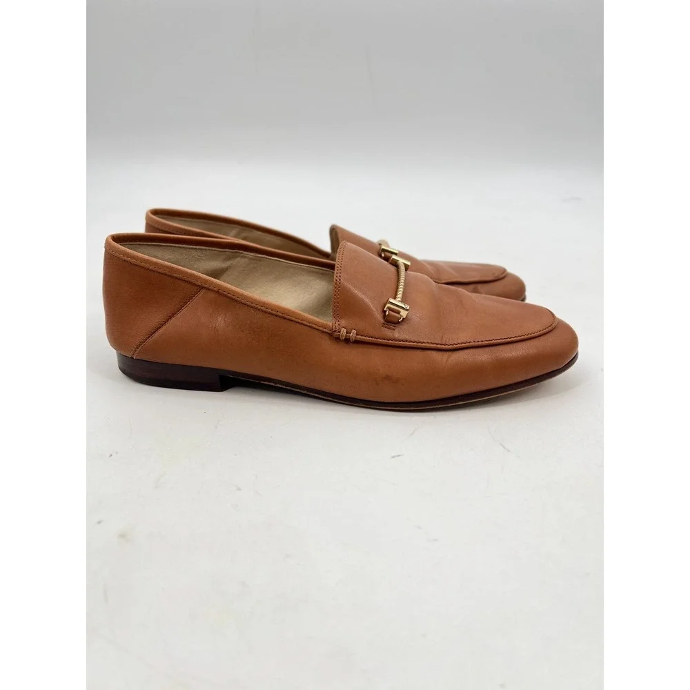 Sam Edelman Lior Brown Cognac Saddle Loafer Women's Sz. 9 - Picture 5 of 7